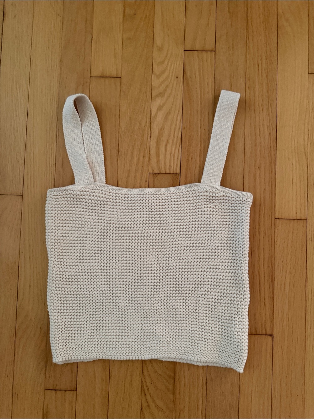 Splendid Cream Knit Tank Top